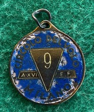 Medaglia Circolo Del Volo Milano Regia Areonautica Aviazione Pilota