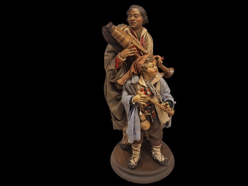 Presepe napoletano coppia - presepe, napoletano,