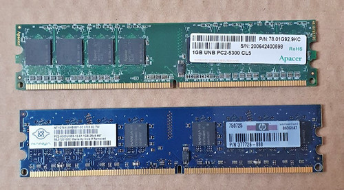 Pezzi ram ddr2 gb - 2,