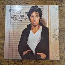 LP Bruce Springsteen Darkness On The Edge Of Town CBS 32542 Musica Rock Vinile