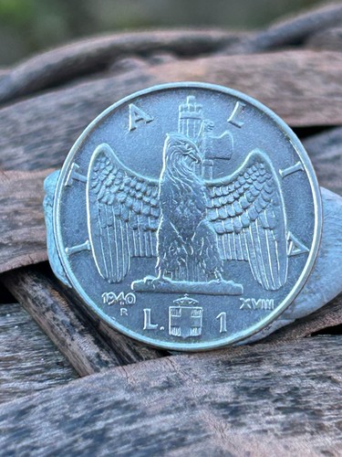 Moneta lira italia - italia, 1940.