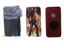 Lotto Set cover apple iphone 7  Quella A Portafoglio È Nuova Mai Usata