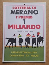 Locandina lotteria di Merano -