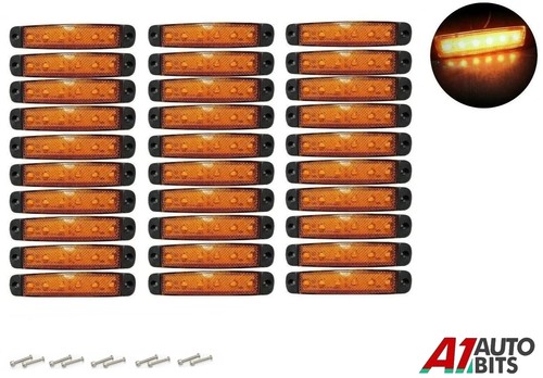 30x arancione ambra 12v - arancione,