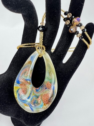 Collana perle con - perle, ciondolo