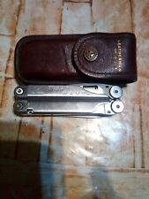 Leatherman Pinza Multiuso Pat Pend Con Custodia In Cuoio Wave tm