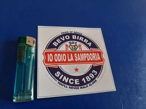 Adesivo stickers ultras genoa - stickers,