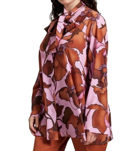 Marina rinaldi blusa floreale - marina,