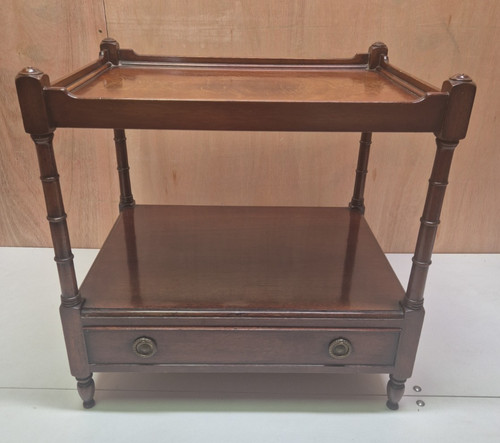 Tavolino vintage stile mogano