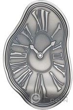 MELTING CLOCK Salvador Dali Moneta Argento 2$ Niue 2024