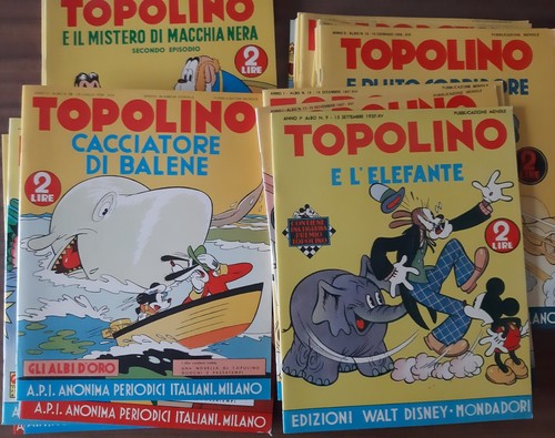 Topolino gli albi - gli, d'oro