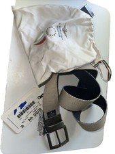 Cintura spessa Aeronautica Militare taglia 44 doppia faccia stampa mista nuova con etichetta uomo