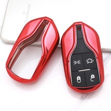 Chrome Red TPU Key Fob Case