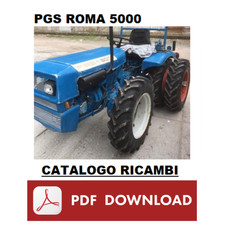PGS ROMA 5000 Catalogo ricambi