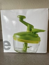 Tupperware Green Quick Chef Pro System set completo frusta tritatutto tritatutto