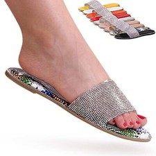 Sandali Glitter Da Donna Mules
