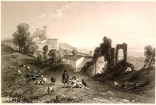 stampa originale Bolsena 1856