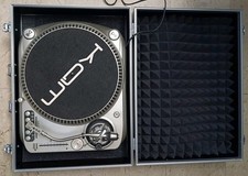 Rox TURNTABLE CASE FLIGHT CASE, VALIGIA  PROFESSIONALE PER GIRADISCHI Per Kam Dx