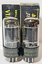 Matched pair sylvania - sylvania, 6bx7gt