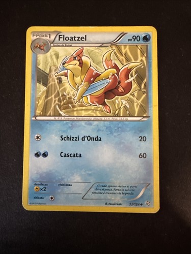 Carta pokemon floatzel 124 - carta,