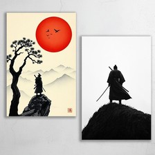 Set 2 Stampe Samurai Stile