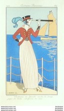 Barbier George Pochoir Mode