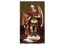 Statua San Floriano con Angelo