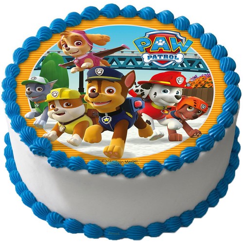 Decorazione torta paw patrol - torta,