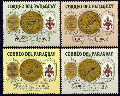 Paraguay 1964 monete - paraguay,