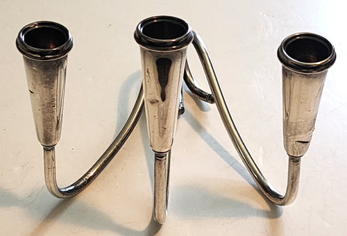Candelabro vintage argento - candelabro,