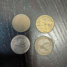 4 GETTONI MONETE DISTRIBUTORI