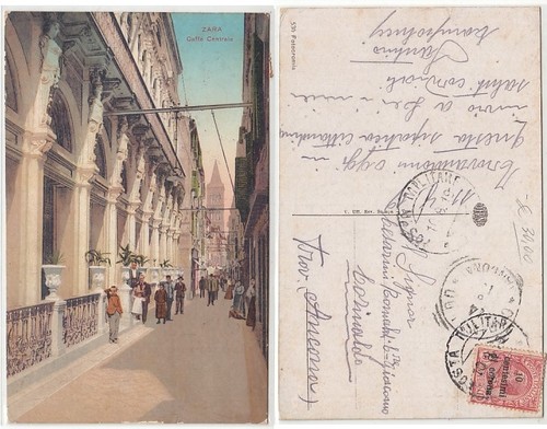 Cartolina zara caffe - cartolina,