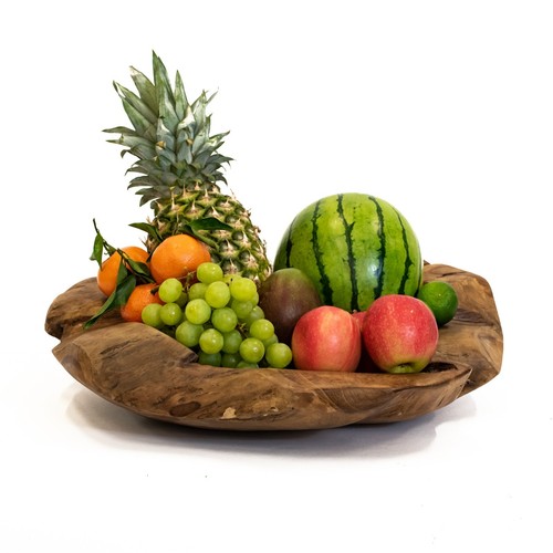 Portafrutta radice teak - radice,