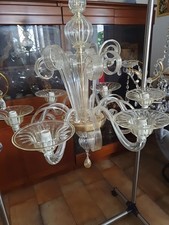 6 Luci Murano Cristallo Oro