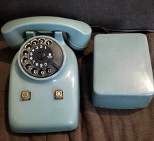 VINTAGE TELEFONO A DISCO DA CENTRALINO BACHELITE SAFNAT ANNI 70 - DESIGN NIZZOLI