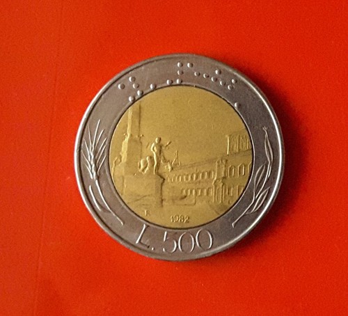 500 lire 1982 errore - 500,