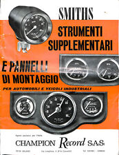 Smiths strumenti supplementari e pannelli per automobili e veicoli industriali