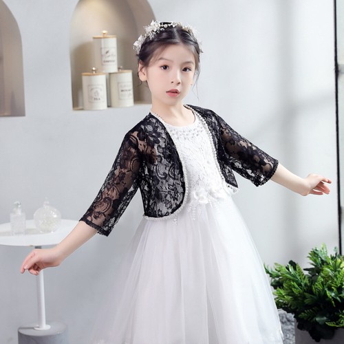 Bolero pizzo per bambina - in,