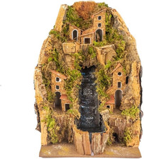 Borgo Con Ruscello per Presepe