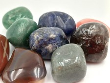 LOTTO PIETRE DURE NATURALI - 9 PEZZI - PESO GRAMMI 89,79