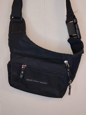 Helix Black Shoulder Bag - Men