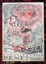 Carmelo Bene, locandina Arden of Feversham, 1968 | manifesto teatro