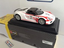 ?Lot vintage? BBURAGO PORSCHE 918 WEISSACH 1:24 ? SPETTACOLARE ?☕