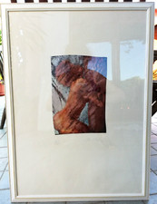 Litografia collage Mimmo Rotella firmato a mano a matita e numerato + timbro