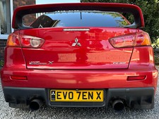 MITSUBISHI EVOLUTION EVO TEN X FQ300 FQ360 FQ400 TARGA PRIVATA FQ440