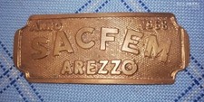 Targa sacfem arezzo - targa, 1968