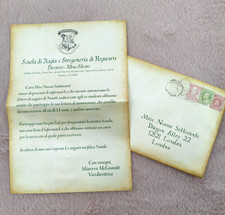 Harry Potter Lettera Hogwarts