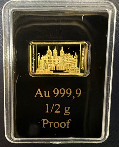 Lingotto oro 999 - 1/2, grammo