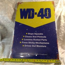 Insegna Metallo A4 WD40 20x