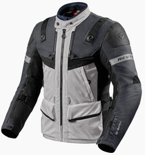 GIACCA JACKET MOTO REV'IT DEFENDER 3 GTX GORE TEX SILVER ANTHRACITE TG M